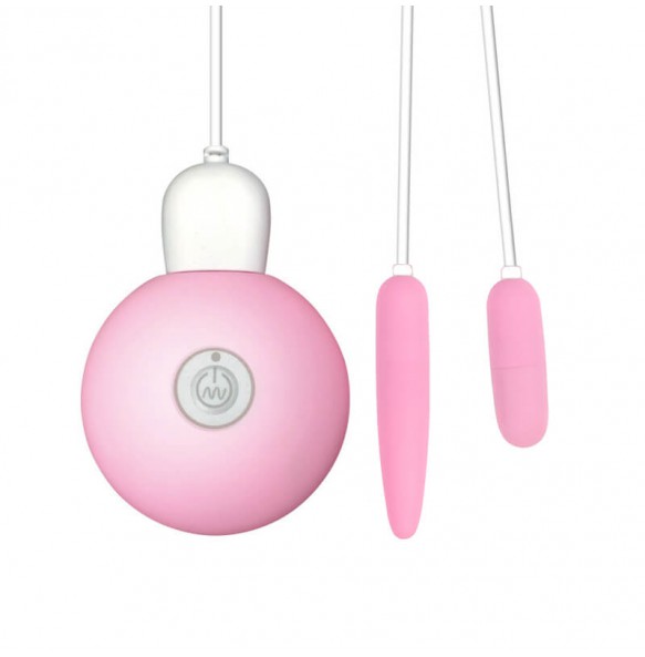 MIZZZEE Mini Dual Vibrating Egg (Chargeable - Pink)